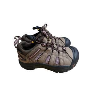 KEEN Targhee Waterproof Trail Show Size 12 Girls Brown Pink Waterproof
